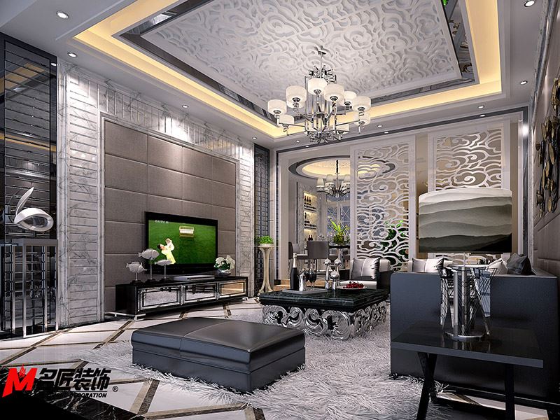 河源市東江灣·名門世家現(xiàn)代簡(jiǎn)約風(fēng)格別墅裝修案例